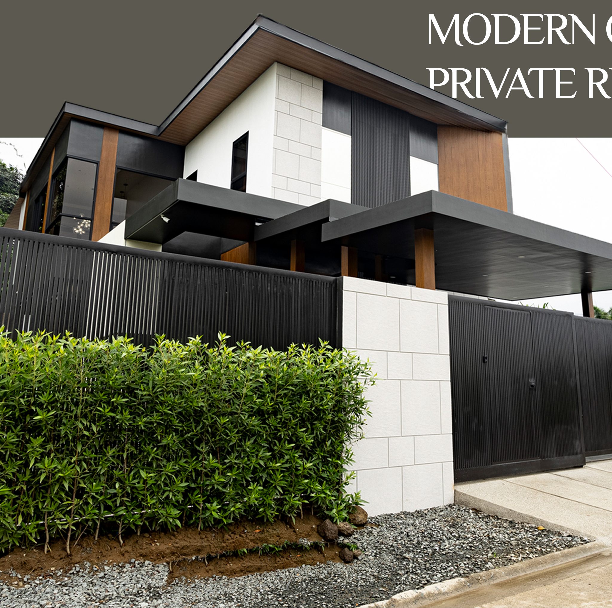 Modern private residence designed by GK Architects